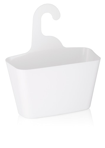 Hängekorb Mandy PP-Kunststoff weiß 28,5x12,0x31,5 cm von Kela