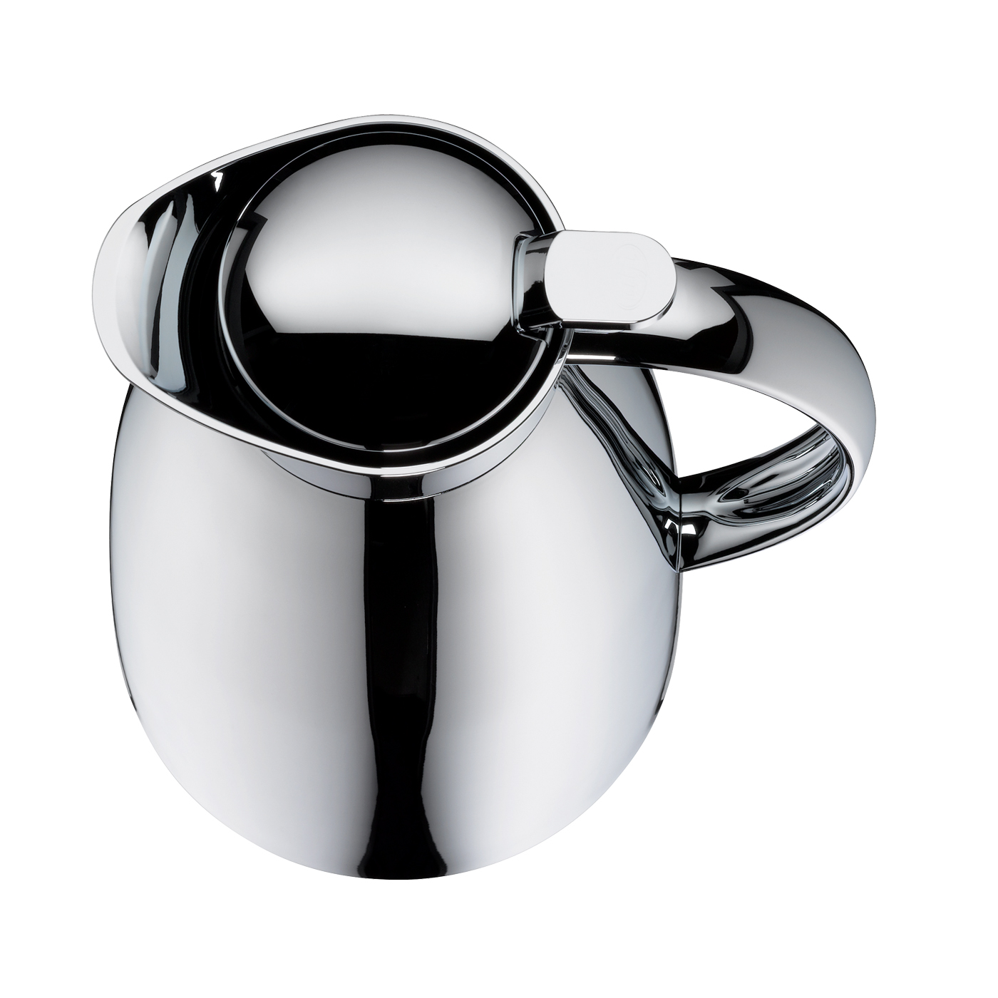 Isolierkanne Gusto stainless steel polished 1,0 l; Tisch Accessoire by Martin Hauenstein; hochwertiger Edelstahl mit Hartglaseinsatz