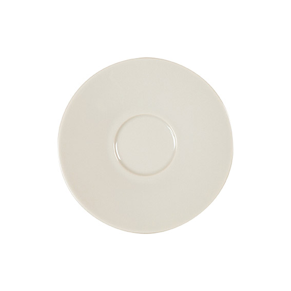 Untertasse 18 cm - Form: Table Selection - Dekor, 68567 creme - aus Porzellan. Hersteller:, Eschenbach. "Made in Germany".
