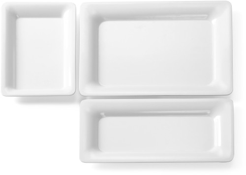 HENDI Gastronorm-Platte mit schmalem Rand - 265x152x(H)20 mm