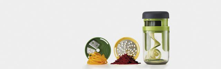 Joseph Joseph Spiro - 3-teiliger Hand-Spiralschneider - mehrfarbig