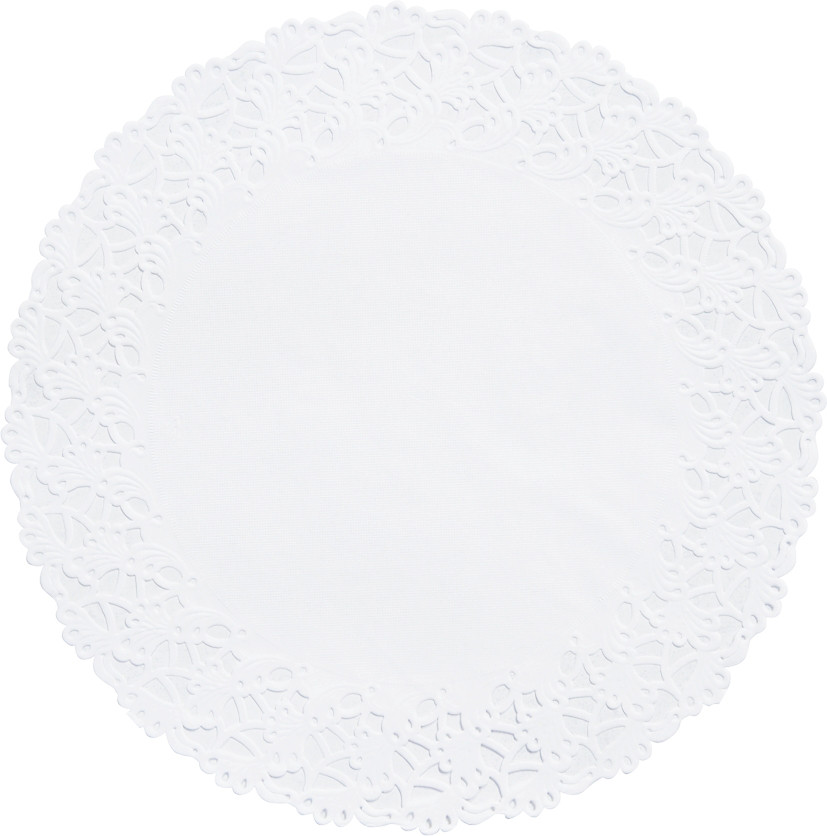 DUNI Deko-Spitzenpapier rund 25 cm weiss 250 Stück