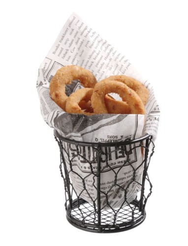 Drahtkorb Basic, rund, Ø 100x, 90 mm Höhe