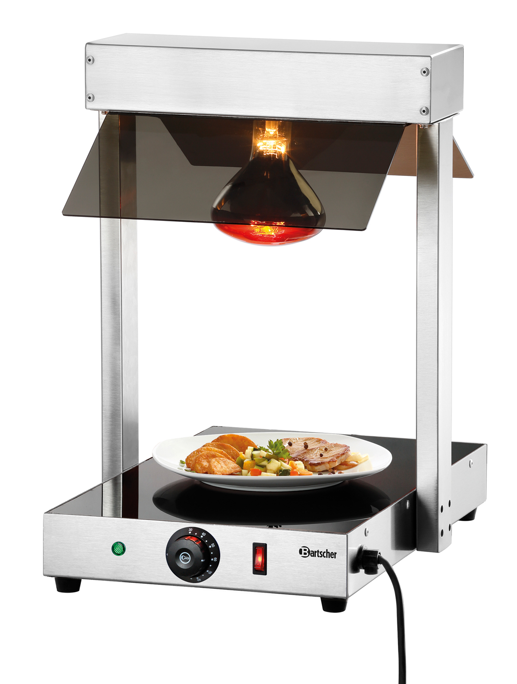 Bartscher Wärmebrücke I1WL400 | Inklusive: - |Maße: 38 x 55,5 x 56,0 cm. Gewicht: 7,5 kg