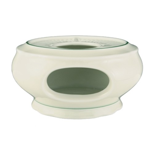 Seltmann Stövchen, Form: Marieluise, Glasur: elfenbein, Dekor: 43607 Weihnachten