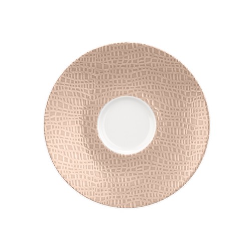 Seltmann Kombi-Untere rund klein 13,5 cm M5390, rund, Form: Coup Fine Dining, Dekor: 57270 altrosa, hohe Kantenschlagfestigkeit, Made in