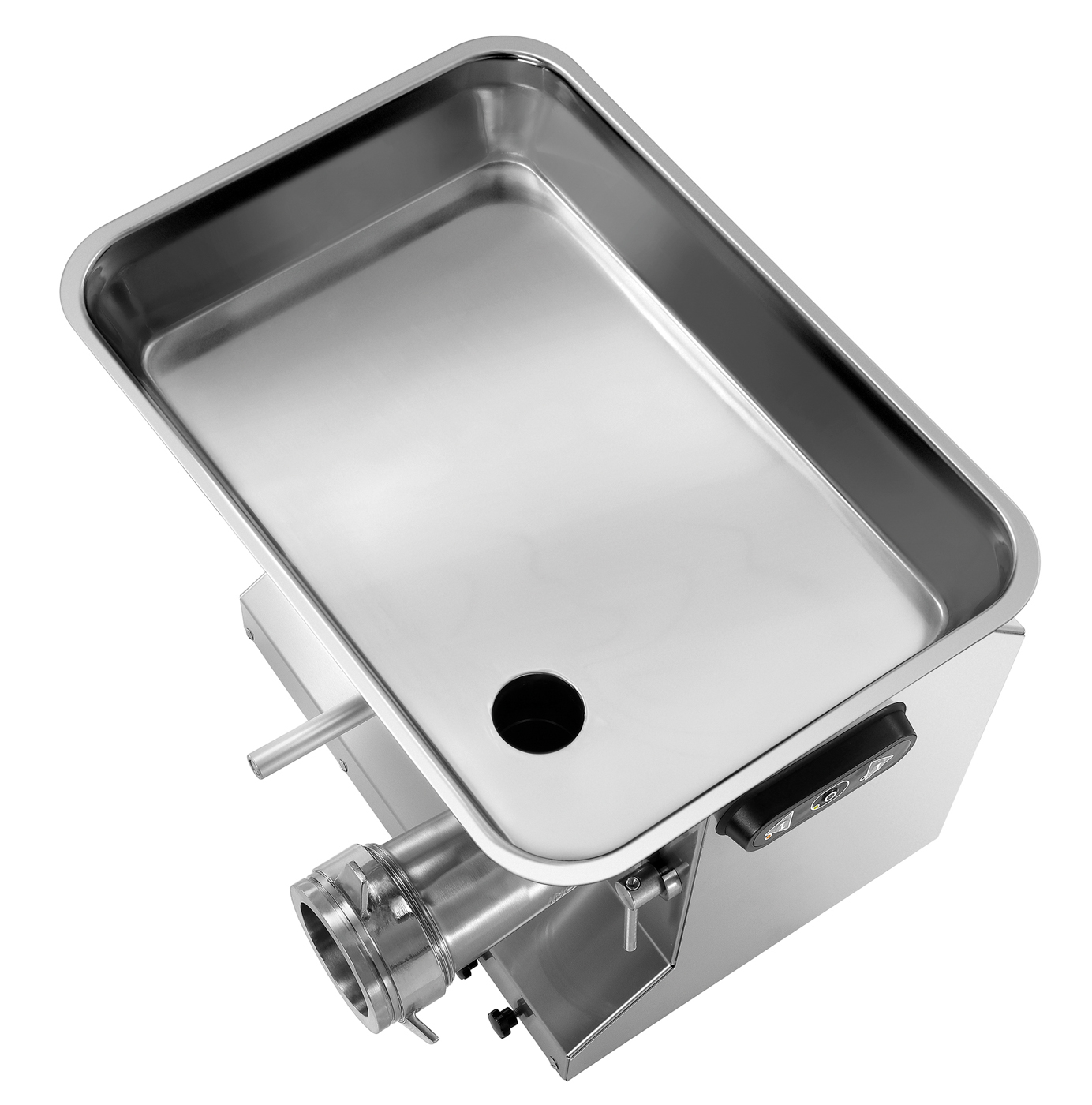 Bartscher Fleischwolf FW200 | Spannung: 230 V |Maße: 50 x 43,5 x 44,5 cm. Gewicht: 32 kg