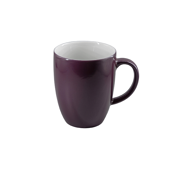 Becher mit Henkel 0,28 l - Form: Table Selection - Dekor 79932 pflaume - aus Porzellan.