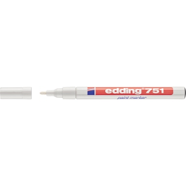 edding Lackmarker 751 1-2mm weiß