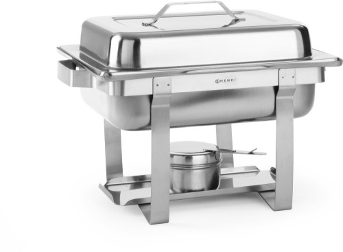 HENDI Chafing Dish Gastronorm 1/2 - 4,5 Liter - 385x295x(H)310 mm