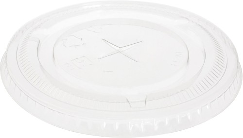 Duni Flacher Deckel mit Öffnung für 188004/188005/188006 41/47/59 cl Transparent, 1000 Stk/Krt (20 x 50 Stk)