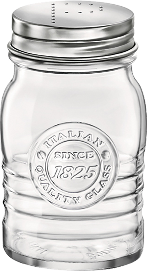 Officina 1825 Pfefferstreuer 24cl * mit "P" im Metalldeckel, Bormioli Rocco