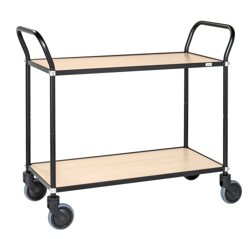 Tablettwagen mit 3 Metallböden - Maße: 108 x 48 x 94 cm - Gewicht: 28,5 kg - Belastungsgewicht: 250 kg