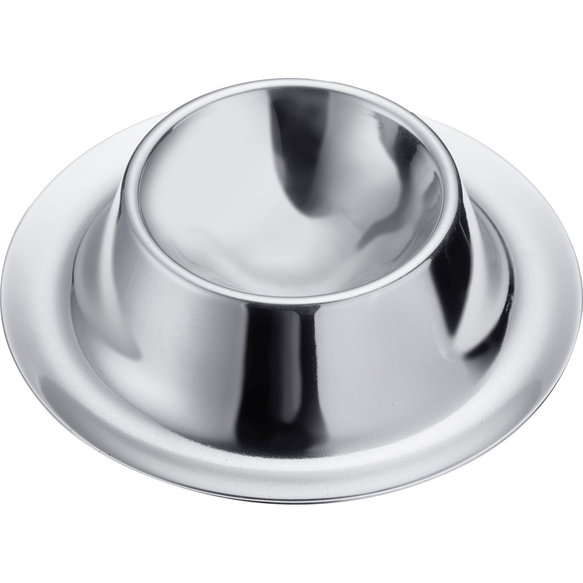 4 Eierbecher, rund, Edelstahl