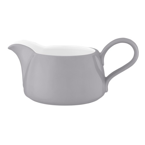 Seltmann Sauciere 0,60 l, rund, Form: Coup Fine Dining, Dekor: 57272 8, hohe Kantenschlagfestigkeit, Made in Germany