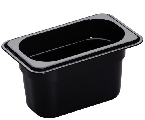 Camwear® GN-Behälter GN1/9-100mm, Schwarz von Cambro
