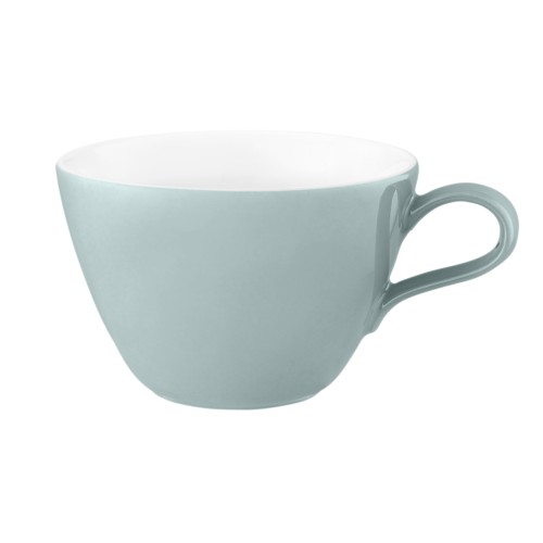 Seltmann Obere zur Milchkaffeetasse 0,35 l M5389, rund, Form: Coup Fine Dining, Dekor: 57271 türkis, hohe Kantenschlagfestigkeit, Made in