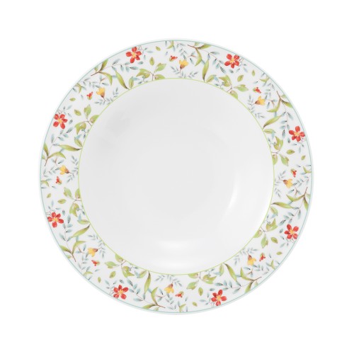 Seltmann Pastateller tief 27 cm, rund, Form: Community, Dekor: 57401 Landhaus, hohe Kantenschlagfestigkeit, Made in Germany