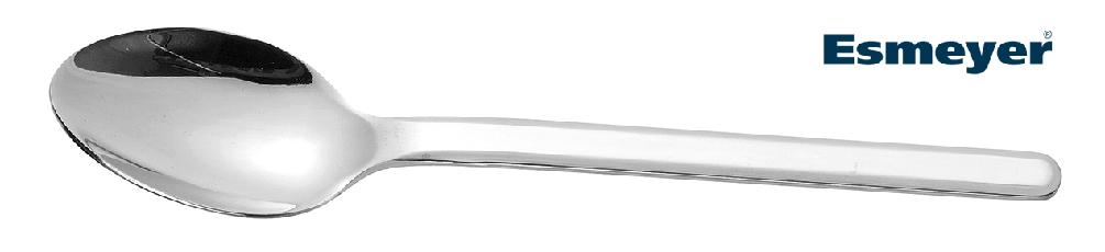 Kaffeelöffel BETTINA, Edelstahl 18/10, poliert, Länge: 14,3 cm. Materialstärke: 2,5 mm.