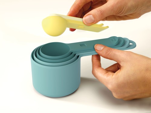 Joseph Joseph Nest - 8-teiliges Messlöffel-Set - opal