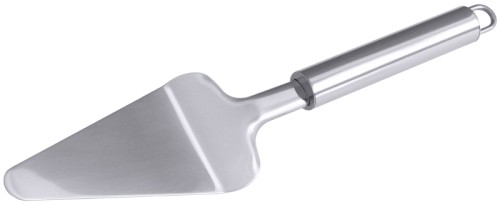 Kuchenheber Serie POLARIS, ganz aus Edelstahl 18/10, hochglänzend, leicht gekröpfte Klinge Spatelmaß: 12 cm x 6 cm, Gesamtlänge: 27 cm