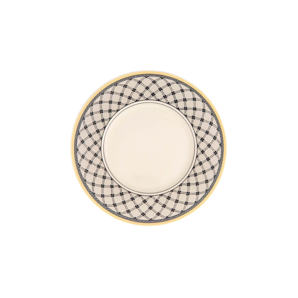 Villeroy und Boch Brotteller - Maße: 17,8 x 17,8 x 1,4 cm / Ser.: Audun Promenade