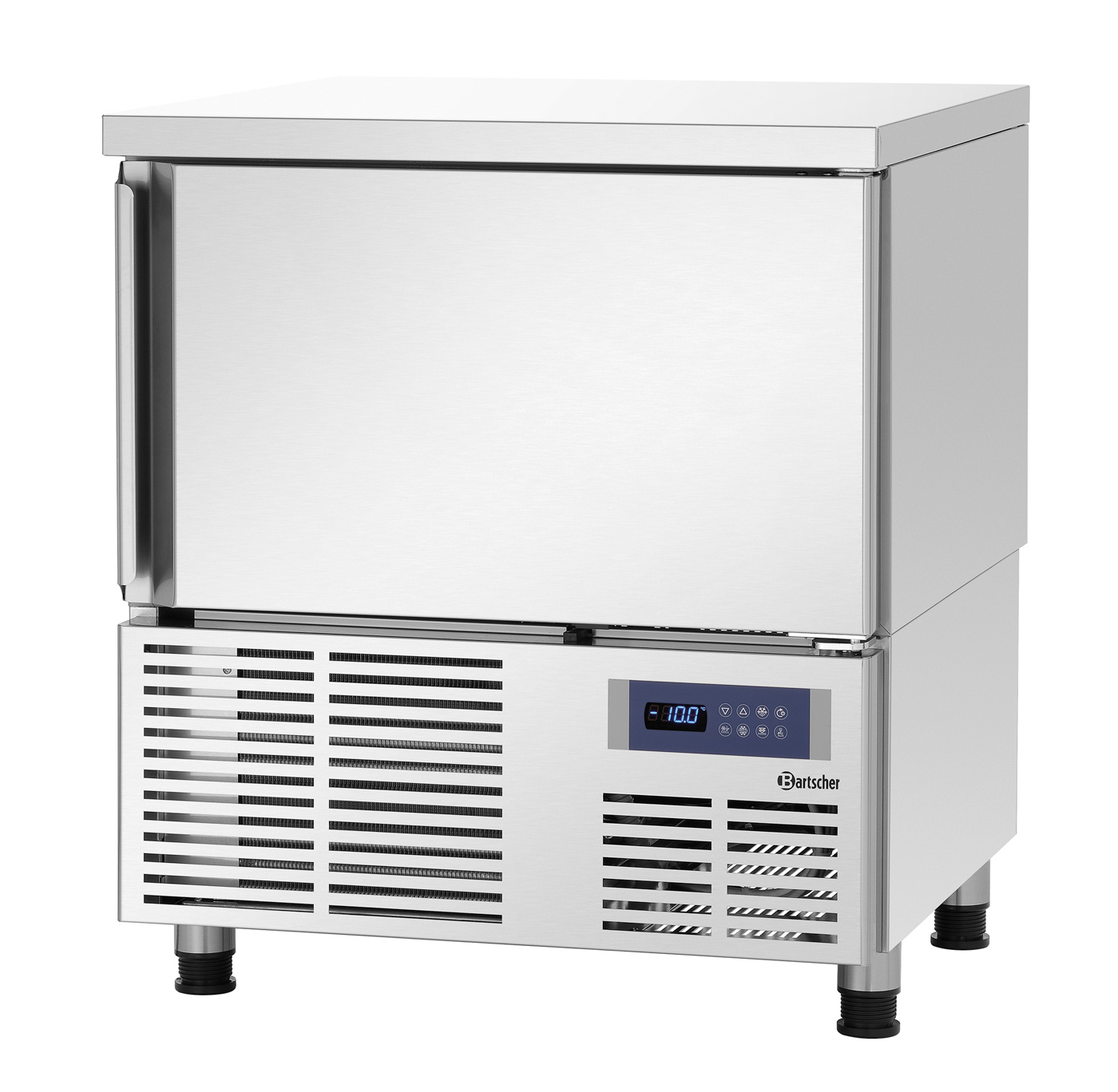 Bartscher Schockfroster AL5, 5x1/1GN |Schnellkühlzyklus: 70 °C bis 3 °C (16 kg in 90Min.) | Maße: 75 x 70 x 85,0 cm. Gewicht: 98 kg