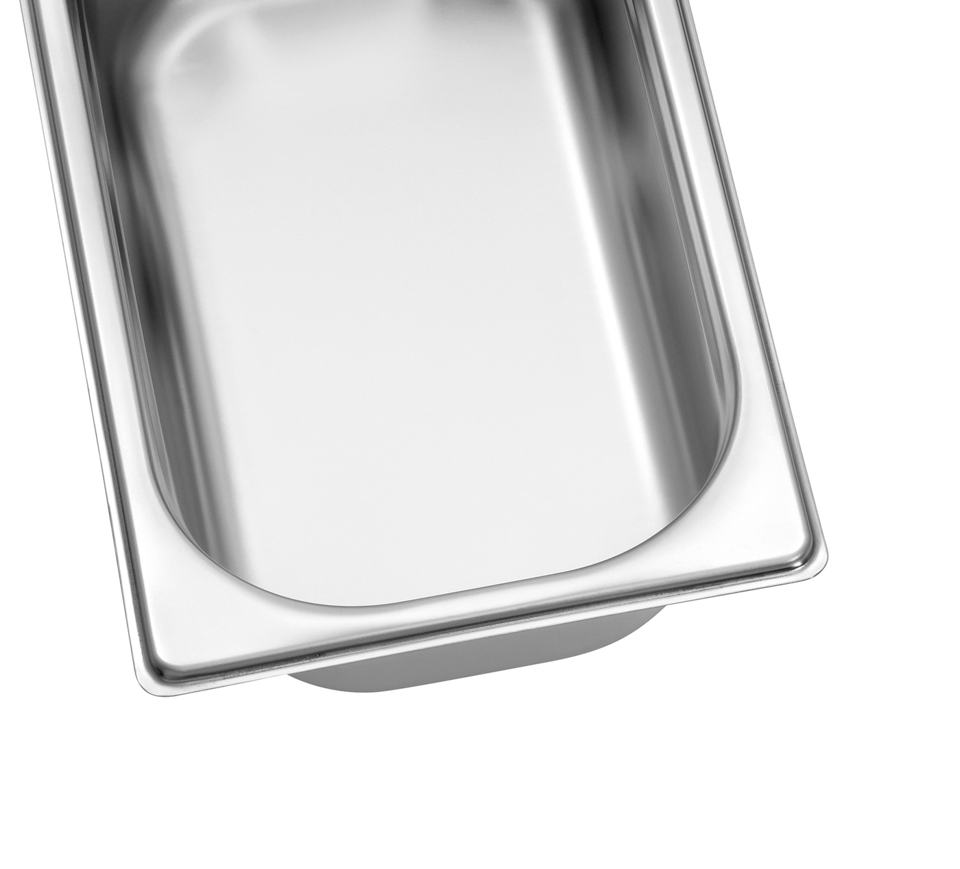 Bartscher GN-Behälter, 1/4, T65 | Ausführung:Ohne Perforation | Maße: 26,5 x 16,2 x 6,5 cm.Gewicht: 0,3 kg