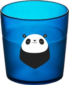 Roltex Becher Funky mit Tiermotiv und 170 ml Füllvermögen, blau