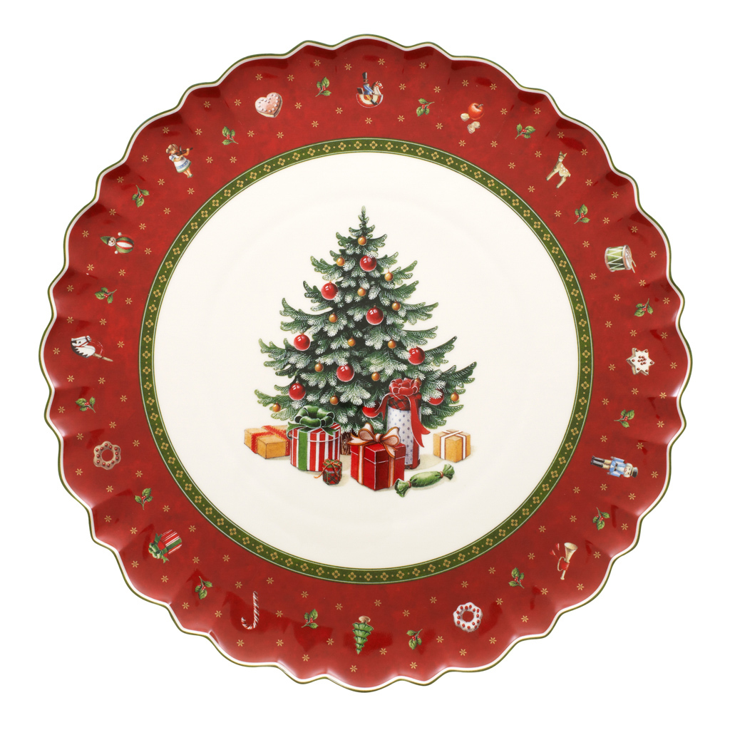 Villeroy und Boch Kuchenplatte rund - Maße: 33 x 33 x 1,7 cm / Ser.: Toy's Delight