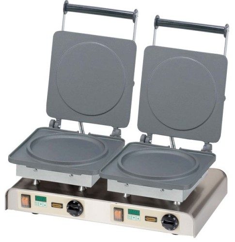 NEUMÄRKER Pfannkucheneisen II mit Digitaltimer, Aluminiumbackplatten beschichtet 610x340x250 mm