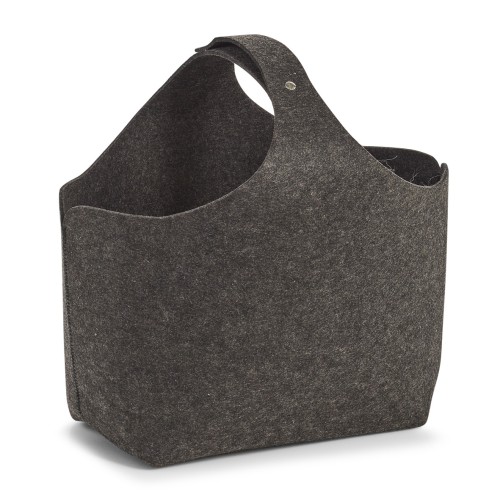 Aufbewahrungskorb, Filz, 36x22x47 cm. Farbe: anthrazit. Mit diesem hochwertigen Korb aus Filz können Sie nicht nur wunderbar Ordnung in Ihren