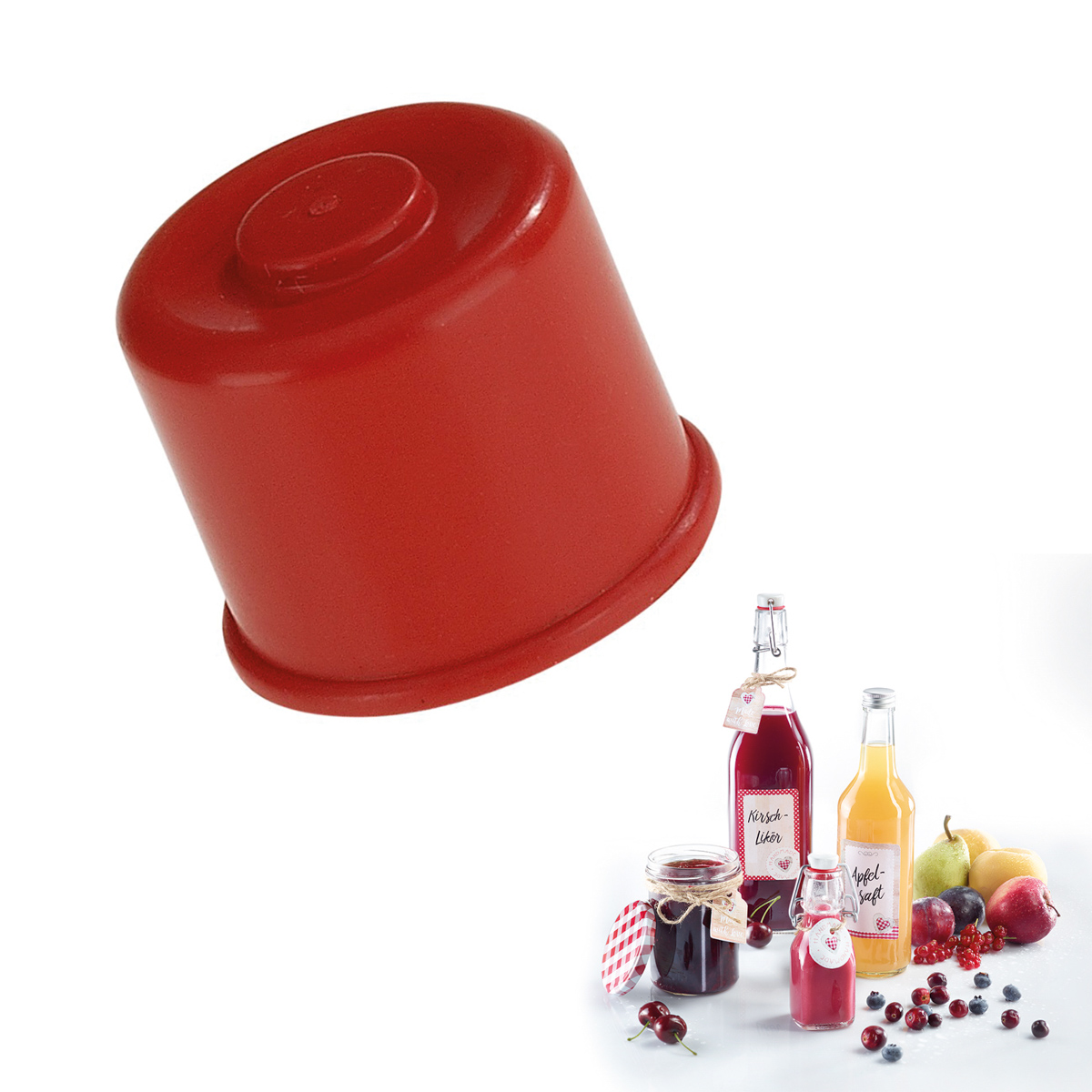 10 Süßmostkappen Gr.1/0,375-0,5 l