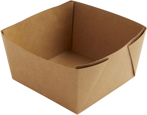 Duni Viking Block Box 1200 ml Braun ungeteilt, 300 Stk/Krt (1 x 300 Stk)