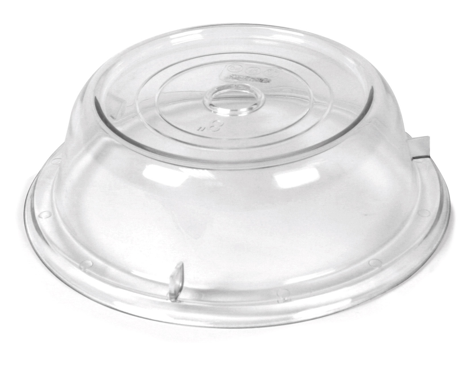 ARAVEN Tellerabdeckung aus Polycarbonat mit 315mm Durchmesser, durchsichtig