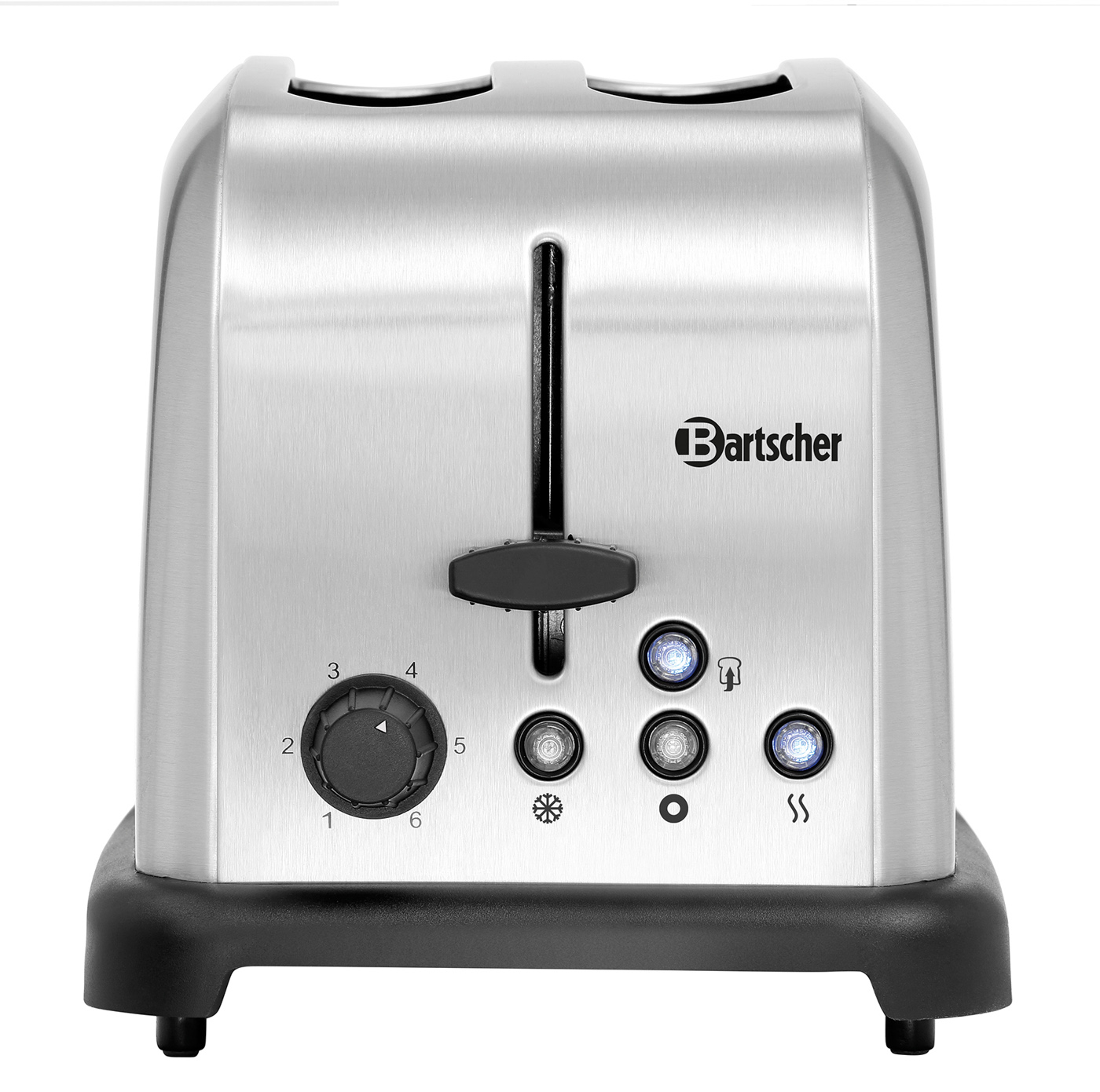 Bartscher Toaster TBRB20 | Kontrollleuchte:Auftauen ,Aufwärmen ,Bagel toasten ,Toasten |Maße: 34 x 21,5 x 22,0 cm.