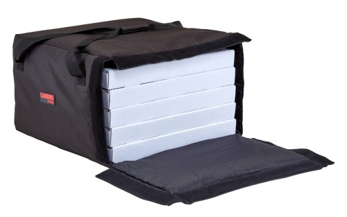 GoBag® Standard Pizza Liefertasche Schwarz, für fünf 45,7 cm oder sechs oder mehr 40,6 cm Pizzakartons von Cambro
