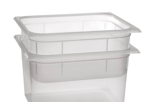 GN 1/2 Behälter 32,5 x 26,5 cm, Tiefe: 200 mm Polypropylen, 11,8 Liter spülmaschinengeeignet bruchsicher stapelbar