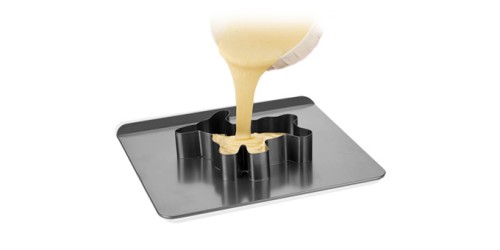 Backform / Ausstechform Osterschaf DELÍCIA Edelstahl, Antihaftbeschichtung Spülmaschinenfest