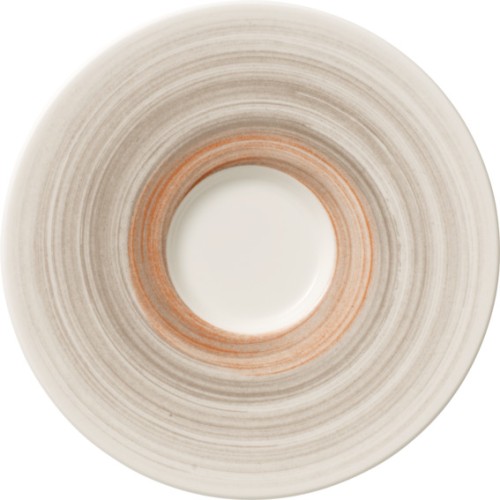 Villeroy & Boch Untertasse, 14 cm Durchmesser, Serie Amarah Taupe