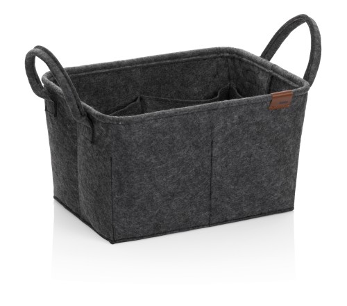Kela Korb Fay, dunkelgrau, ca. 350mm x 250mm x 200mm (L x B x H)