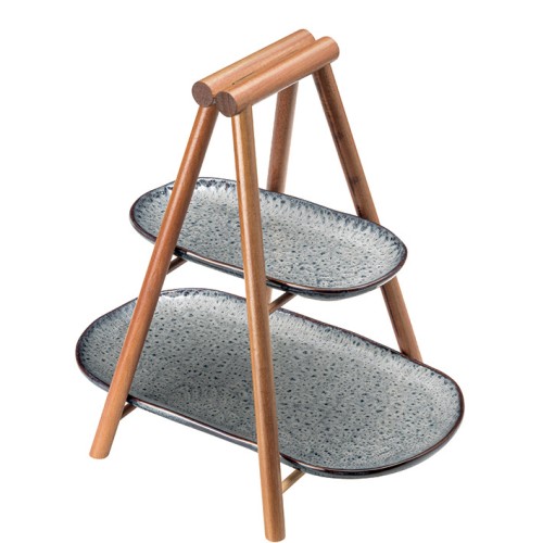 GK/Etagere oval anthr. MATERA - Leonardo