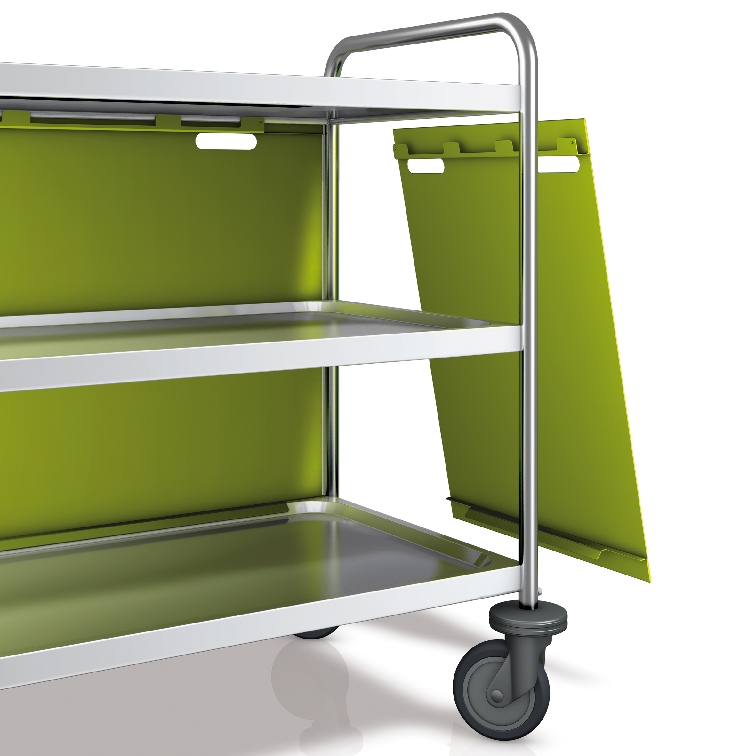 Blanco Verkleidung 3-seitig für Servierwagen limette Pantone 382 C