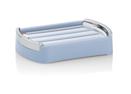 KELA Seifenschale Marta Kunststoff frostblau 12,5x9,0x2,5cm