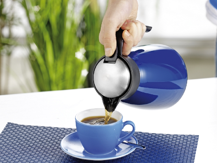 Isolierkanne GLACE, Inhalt: 1,5 Liter, dunkelblau