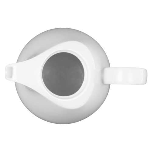 Seltmann Unterteil zur Kaffeekanne 1,25 l, rund, Form: Trio, weiss, hohe Kantenschlagfestigkeit, Made in Germany
