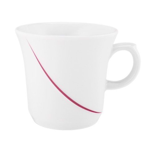 Seltmann Obere zur Kaffeetasse Kelch 0,18 l, Form: Laguna, Dekor: 34622 bordeaux Flanken