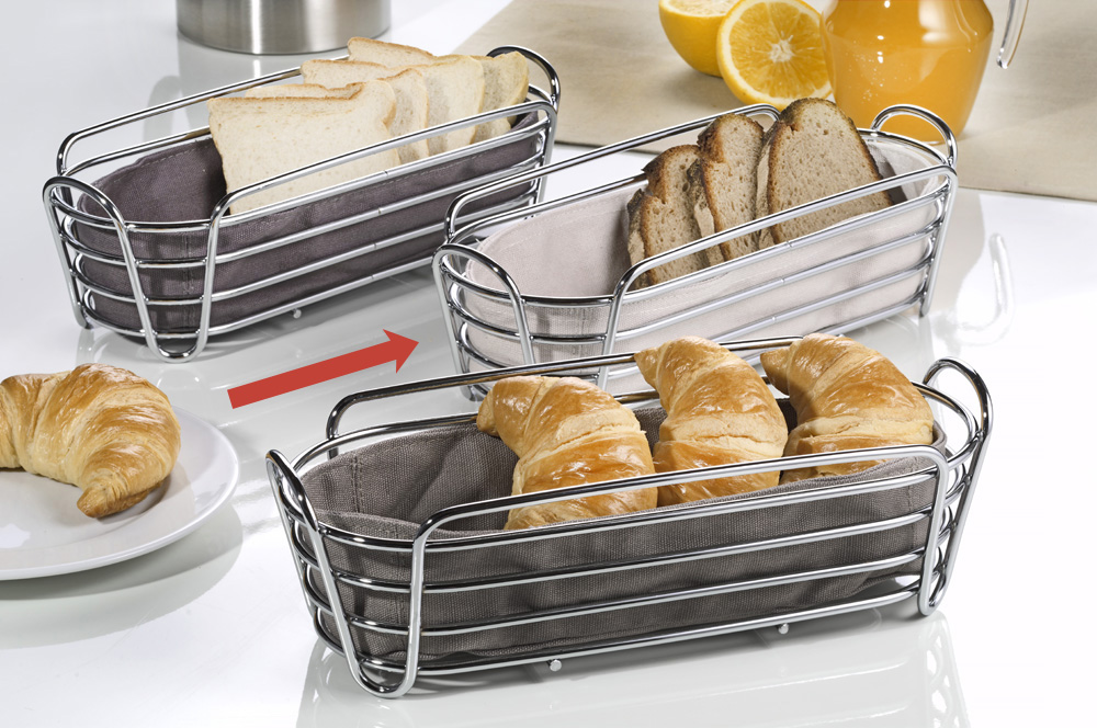 BLOMUS Brotkorb DELARA - Moonbeam - Maß: 320 x 140 x 90 mm