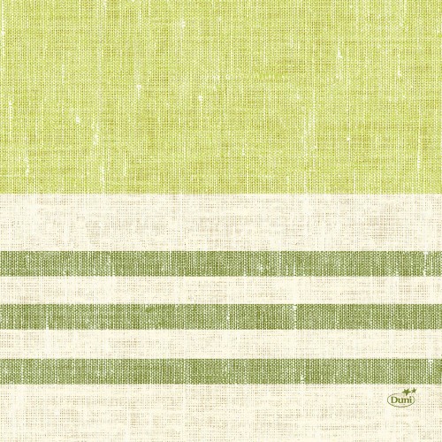 DUNI Zelltuchservietten 33 x 33 cm, 1/4 Falz, Raya kiwi, 3-lagig, 250 Stück