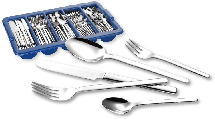 Sparset BETTINA aus hochwertigem Edelstahl 18/10, poliert, Messer aus Klingenstahl.